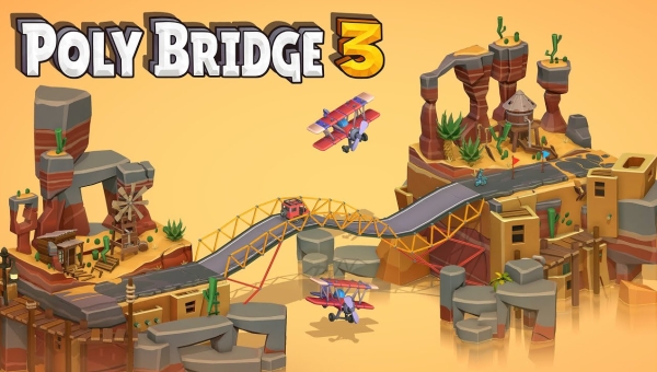 Il gioco rompicapo ingegneristico Poly Bridge 3 è ora disponibile